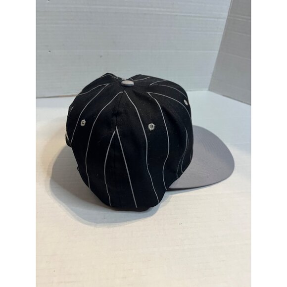 Vintage adult unisex Mickey Mouse Pinstripe Snapback Hat By Fresh Caps - Picture 7 of 11